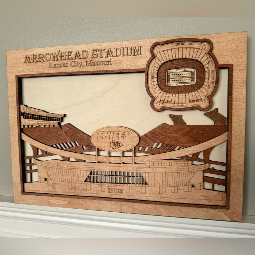 Custom Any Stadium Wooden Wall Art